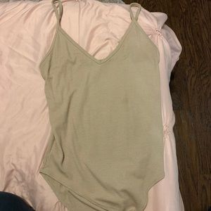 Forever 21 beige body suit